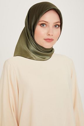 روسری خاکی İpek Tivil Armine - کد 891230231