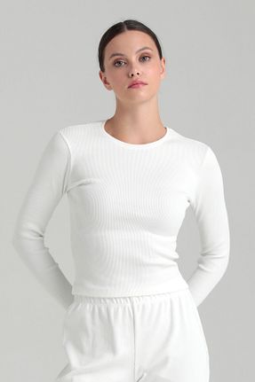 بلوز نباتی زنانه ساده SHEISMONO - کد 865585937