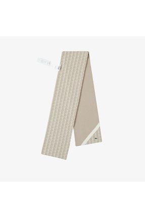 شال گردن قهوه ای مردانه پارچه Lacoste - کد 800043449