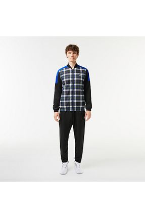 ست گرمکن مشکی مردانه پلی استر Lacoste - کد 815125806