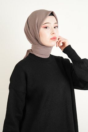 روسری بنفش 100 x 100 03KIZKULESITEKS - کد 891357943