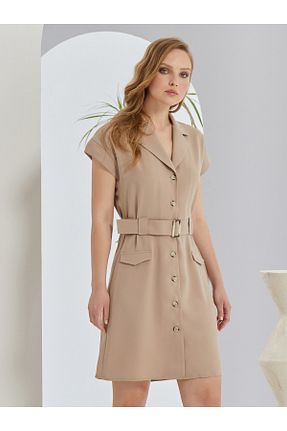لباس بژ زنانه بافتنی Karaca - کد 831255618