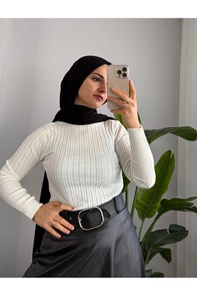 بلوز نباتی زنانه ساده Butik - کد 890496995