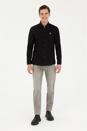 شلوار جین طوسی مردانه بلند U.S. Polo Assn. - کد 893290579