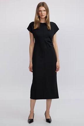لباس مشکی زنانه بافتنی İpekyol - کد 892363409
