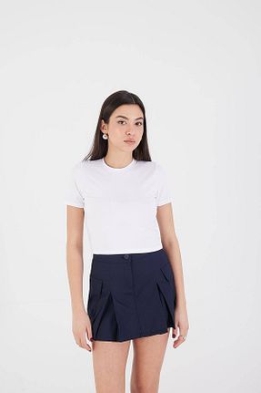 تیشرت سفید زنانه رگولار Addax - کد 796265830