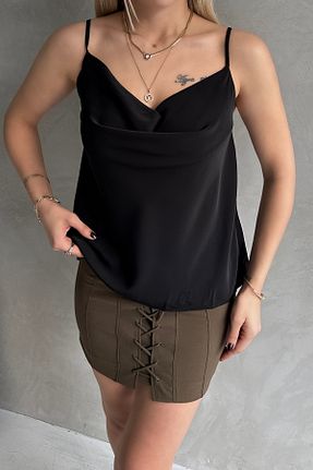 بلوز مشکی زنانه ساده Maude - کد 891409510