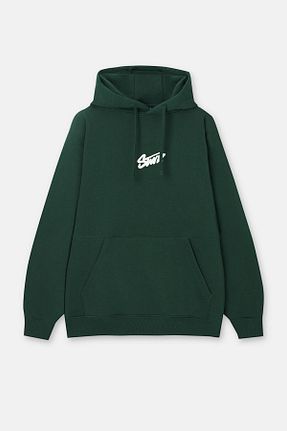 سوئیشرت سبز زنانه چاپی Pull & Bear - کد 750091721