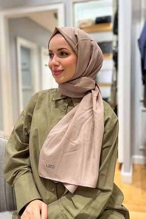 شال بژ زنانه پنبه ای Armine - کد 855986792
