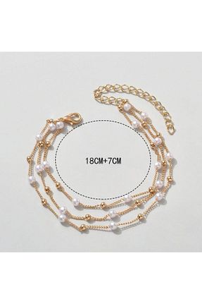 دستبند جواهر طلائی زنانه مروارید MODAMAYS - کد 891513632