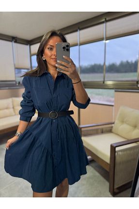 لباس آبی زنانه پنبه ای caddstore - کد 891513534
