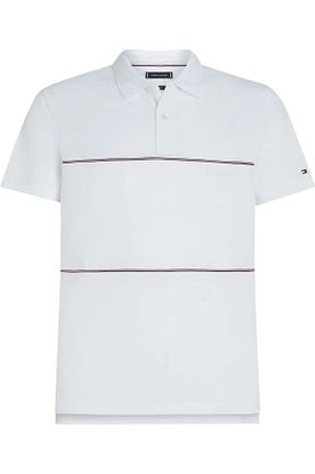 پولوشرت سفید مردانه پنبه ای Tommy Hilfiger - کد 891495078