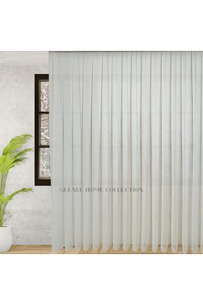 پرده توری نباتی ریل دار Fall Decoration - کد 891490785