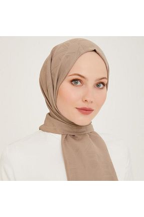 شال قهوه ای زنانه پنبه ای Armine - کد 891519106