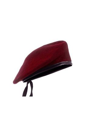 کلاه پشمی زرشکی زنانه اکریلیک URBAM - کد 81140284