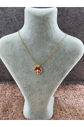 گردنبند استیل ( فولاد ) قرمز زنانه استیل ضد زنگ SiestaAccessories - کد 891483352