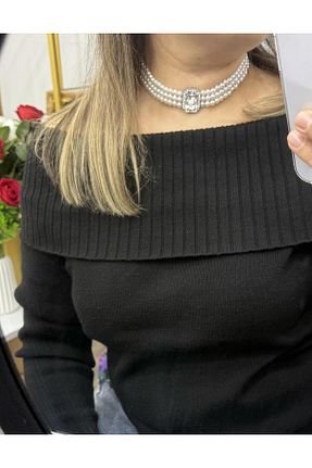 گردنبند مروارید سفید نقره gelin - کد 892427675