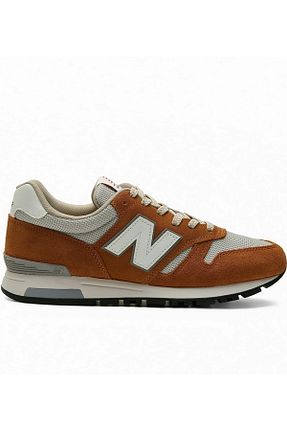 کفش پیاده روی نارنجی زنانه چرم اصل New Balance - کد 892478961