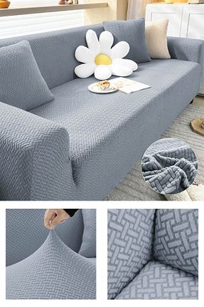 کاور مبل طوسی پلی استر BTF HOME - کد 808627792