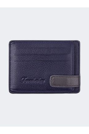 کیف پول سرمه ای زنانه چرم خالص Fenerbahçe - کد 892406292