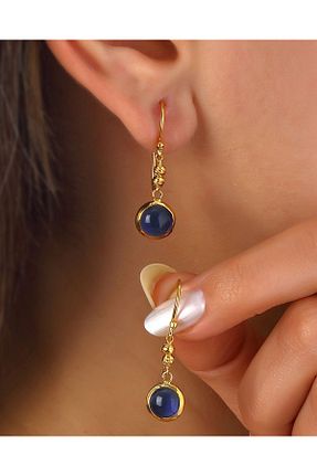 گوشواره نقره طلائی زنانه 925 عیار MEKS PRIVE - کد 891524437