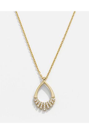 گردنبند نقره طلائی زنانه 925 عیار MEKS PRIVE - کد 891523119
