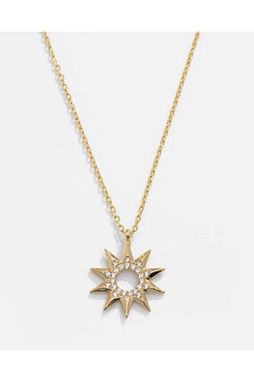 گردنبند نقره طلائی زنانه 925 عیار MEKS PRIVE - کد 891523214