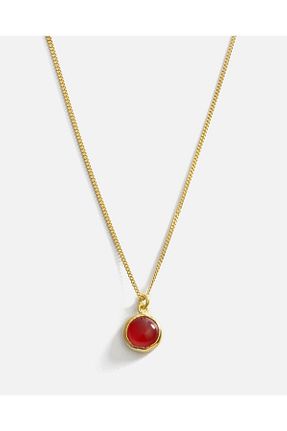 گردنبند نقره طلائی زنانه 925 عیار MEKS PRIVE - کد 891523568