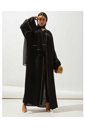 کلاه و ابایا مشکی زنانه بافتنی DEMOİSELLE - کد 844090288