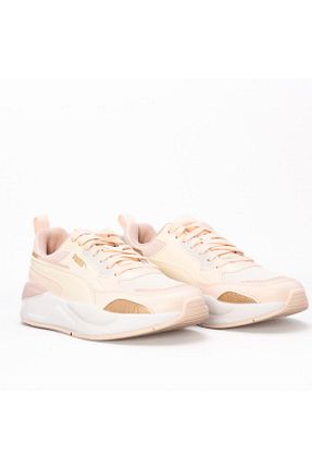 کفش اسنیکر صورتی زنانه بند دار Puma - کد 808467963