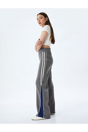 شلوار کرمگن طوسی زنانه Relaxed Koton - کد 891543141
