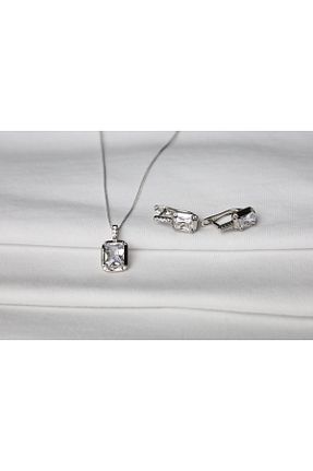 ست جواهر زنانه رودیوم Nilsu Jewellery Accessory - کد 890415014