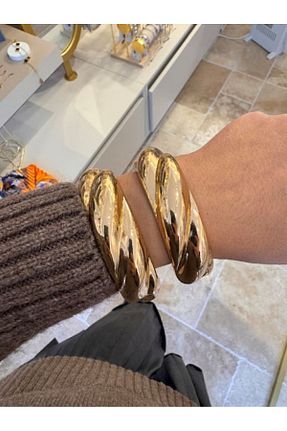 دستبند استیل (فولاد) صورتی زنانه استیل (فولاد) simy accessories - کد 891937067