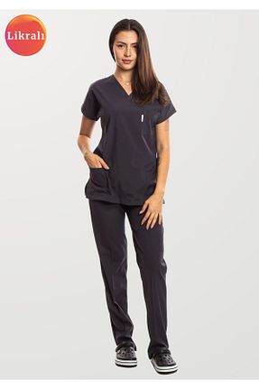 لباس کار طوسی Simirna Üniforma - کد 797128057