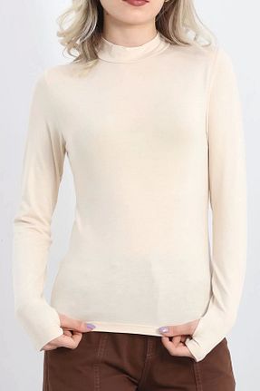 بلوز بژ زنانه پلنگی AKSU - کد 886251010