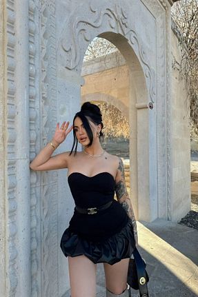 لباس مشکی زنانه بافتنی MOZENA - کد 891680459