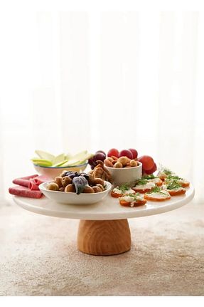 بشقاب سفید Mermer MALAS HOME - کد 892680071
