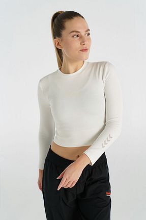 تیشرت سفید زنانه رگولار hummel - کد 892682981