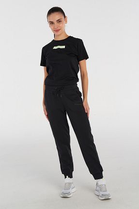 شلوار کرمگن مشکی زنانه رگولار hummel - کد 842660266