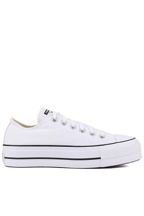 کفش اسنیکر سفید زنانه بند دار Converse - کد 891724759