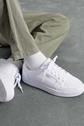 کفش اسنیکر سفید زنانه بند دار Puma - کد 805264601