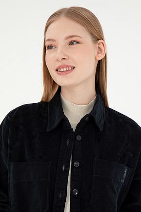 پیراهن مشکی زنانه یقه کلاسیک U.S. Polo Assn. - کد 890718654