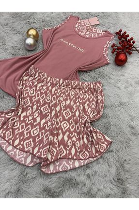 ست لباس راحتی صورتی زنانه ساده pijamaworld - کد 891744235