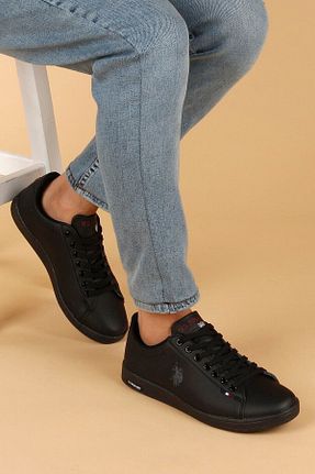 کفش پیاده روی مشکی زنانه چرم مصنوعی U.S. Polo Assn. - کد 483845073