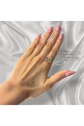 انگشتر جواهر طوسی زنانه سنگ طبیعی Elifsu Jewelry - کد 891734101