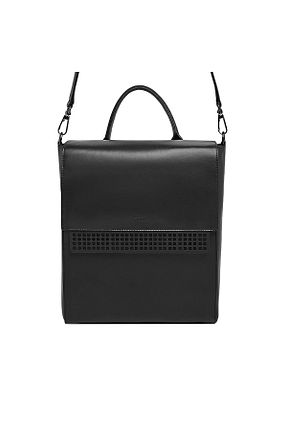 کیف پستچی مشکی مردانه چرم خالص Desa - کد 37743121