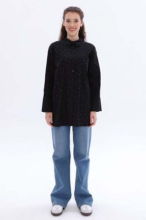 تونیک حجاب مشکی زنانه %100 پنبه ALLDAY - کد 891742994