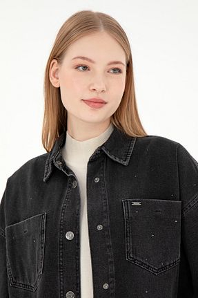 پیراهن مشکی زنانه یقه کلاسیک U.S. Polo Assn. - کد 891747208