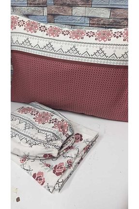 ست ملحفه دونفره نارنجی پنبه ای Gasel Home - کد 891757099