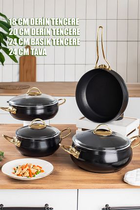 قابلمه مشکی Granit Lines - کد 890895383